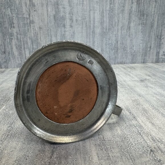 Cosi Tabellini Pewter Ceramic Kerosene Lamp Italy Vintage Rare - Picture 9 of 15